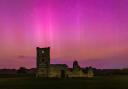 Jim Maclannan took this image of the Northern Lights over Knowlton Church in 2023 in Dorest.