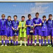AFC Stoneham under-12s completed a memorable treble.