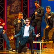 Tom Parker and The T Birds in Grease. Picture: Paul Coltas