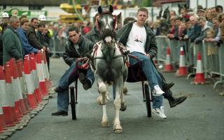 Wickham Horse Fair during the 1990s.