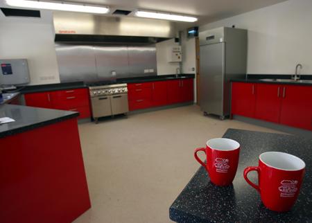 First look at Jack's Place at Naomi House Children's Hospice.
The kitchen