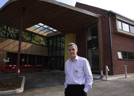First look at Jack's Place at Naomi House Children's Hospice.
Chief Executive, Ray Kipling outside Jack's Place
