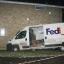 FedEx van smashes into home. Picture by Hampshire Fire and Rescue Service