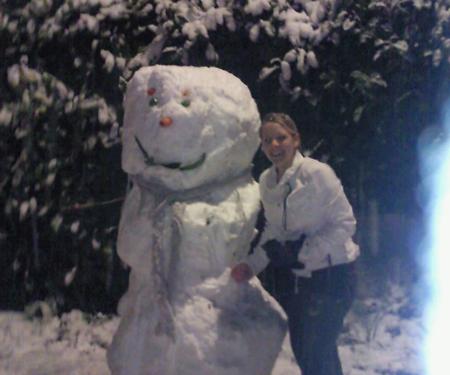 Snowman photo from Jennifer Woods
