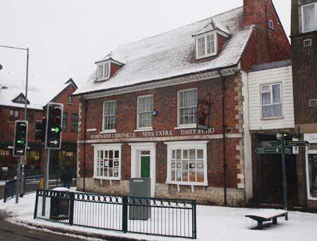 The Hampshire Chronicle and Daily Echo office in Winchester