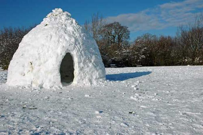 Photo of igloo taken in Gt Down Park, Long Lane, Bursledon