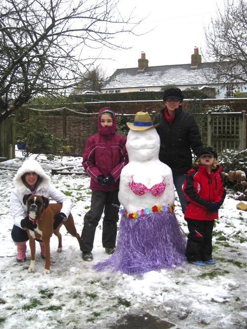 Snowmen from Nadine O'Connor in Romsey