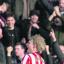 Dan Harding celebrates his goal