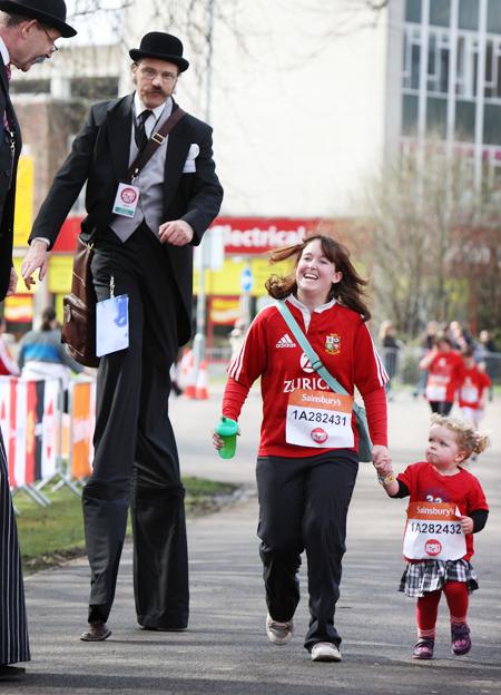 Thousands rise to the Sport Relief challenge in Southampton