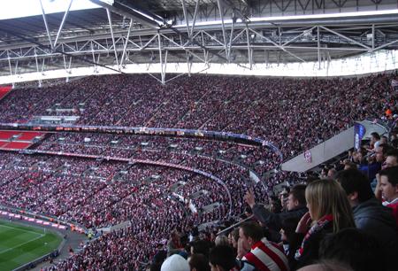 Wembley picture from Micky Ball