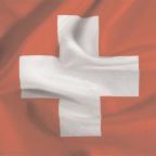 The flag of Switzerland