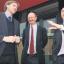 Tory candidate Steve Brine, David Willetts and university vice chancellor Tommy Geddes.
