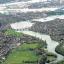 River Itchen in Southampton from the air