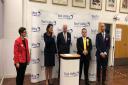 The winning announcement in Romsey
