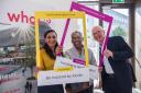 Pictured l to r: Cllr Satvir Kaur,  Ram Kalyan Kelly, Giles Semper at the launch of the Visit Southampton website