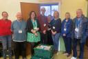 Vicky McKillen (third left) with volunteers at Southampton City Mission's Shirley Basics Bank