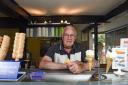 Tim Laine runs Forest Glade ice cream parlour.