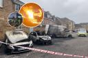 Residents have reacted to the car blaze