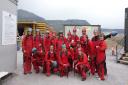 Colleagues from AXA Wealth who braved Europe’s longest zipwire in Snowdonia