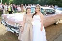 Sports cars and vintage rides ferry students to Prom
