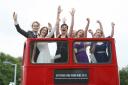 PHOTOS: All aboard! Bitterne Park School pupils get on prom bus