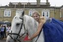 PHOTOS: Hampshire Collegiate students arrive for their prom on horses