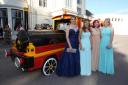 PHOTO: Fareham students choo-choo-choose usual way of arriving at prom