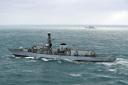 PHOTOS AND VIDEO: Hampshire frigate keeping watch on Russian warships in English Channel