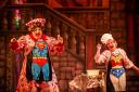 Julian Eardley and Ed Thorpe in Beauty And The Beast at Theatre Royal Winchester