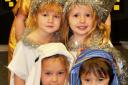 Children enjoying their nativity play