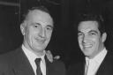 Paul Cave with Frankie Vaughan
