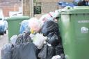 Rubbish has been mounting up on city streets