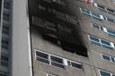 Shirley Towers following the fire in 2010