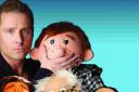 Paul Zerdin with some of his creations