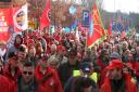 The demonstration in Genk