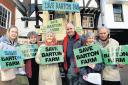 ENERGETIC CAMPAIGN: Members of the Save Barton Farm group.
