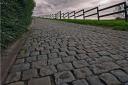 The soaring Paterberg, one ot the classic cobbled climbs of the Tour of Flanders