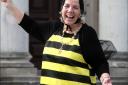 Mayoress Mary White will be running the Sport Relief Mile dressed as a bee.