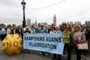 Hampshire Against Fluoridation take fight to Downing Street