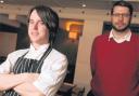 Head chef Jim Hayward with manager Antony Robertson
