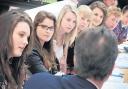 David Cameron meets Southampton University students