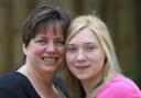 Jackie Campbell and her daughter Ashley, 16, who lost three stone since seriously tackling her weight problem.
