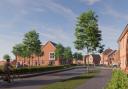 CGI of plan for 164 homes at Brockhills Lane, New Milton