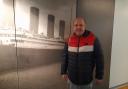 Matthew Day, 37, visits the SeaCity Museum in Southampton as he remembers a lost Titanic relative