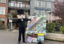 Mr Monopoly launching the game's New Forest edition at Balmer Lawn Hotel in Brockenhurst