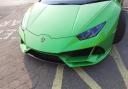 The Lamborghini stopped in Wickham for having no front number plate