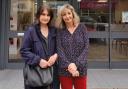Linda Bridgwater (left) and her sister Wendy Morby (right) are taking a stand against mydentist