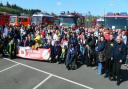 More than 30 fire engines gathered at Paulton's Park on Saturday