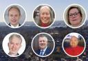 Clockwise from top left: Conservative Dan Fitzhenry, Green Katherine Barbour, Labour Lorna Fielker, TUSC Declan Clune, Reform John Edwards and Lib Dem Richard Blackman