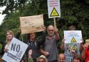 Biomass protestors in Southampton
